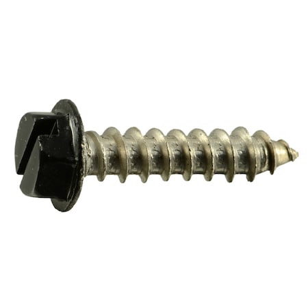 Sheet Metal Screw, #8 X 3/4 In, Painted 18-8 Stainless Steel Hex Head Combination Drive, 20 PK